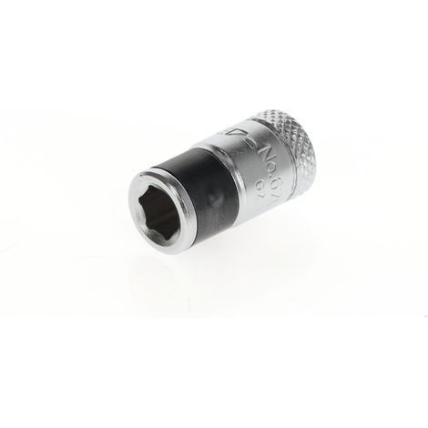 Gedore Bit-Adapter für 1/4" Knarre, Einfacher Bit-Wechsel, Passgenauer Halt, Silber (1/5)