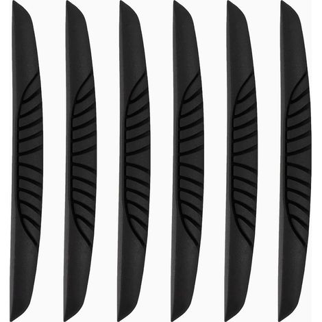 Protection de bord de porte de voiture protection de bord de porte voiture noir caoutchouc protecteur de bord de porte autocollant(6 pièces) (1/5)