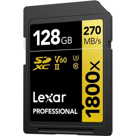 Lexar LSD1800128G-BNNNG mémoire flash 128 Go SDXC UHS-II Classe 10 (1/2)