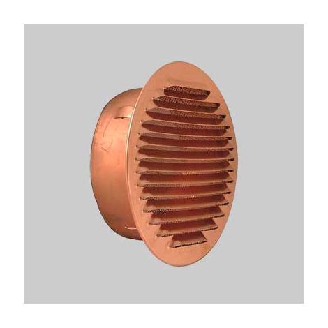 griglia di aerazione tonda in rame ø 180 mm