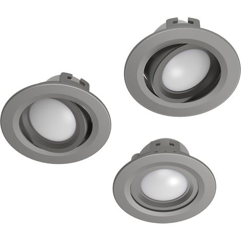 SPOT ENCASTRABLE LED WIFI, 5W, COMM. VOC./APPLI, RÉGL., 3 P., S-NICK HAMA (1/5)