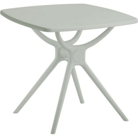 Alto French Table - Plastic - L80 x W80 x H73 cm - Green