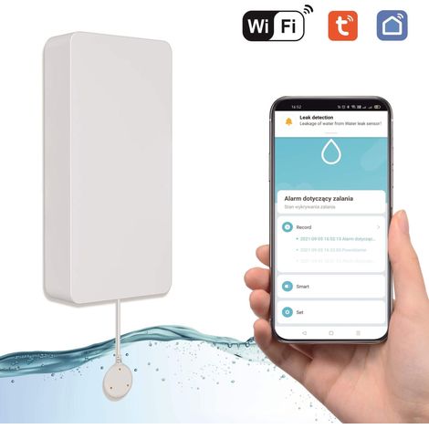 Sensor de inundación WiFi TUYA SmartLife NEO