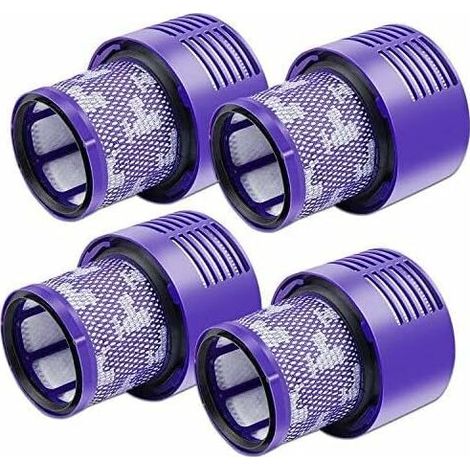 4 filtres V10 pour aspirateur Dyson, lot de 4 filtres de rechange pour aspirateur Dyson V10, V10 Absolute, V10 Animal, V10 Motorhead, SV12 pièce de rechange, (1/5)