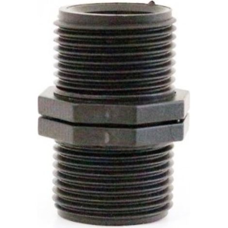 Manguito Riego 1" Roscado Fitting Macho Polipropileno (1/2)