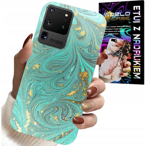Custodia per Samsung Galaxy S20 Ultra - motivo marmorizzato + pellicola in idrogel (1/5)