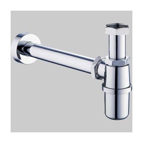 SIFONE A BOTTIGLIA IN ABS CROMATO 1" 1/4 x 32 - 280 mm