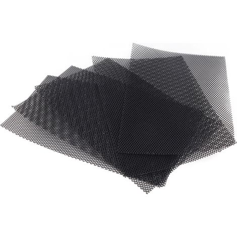 5 pièces Grille de Fond pour Pots de Fleurs, Tapis de Drainage pour Jardinage, Bonsaï et Plantes en Pot (30x20 cm)
