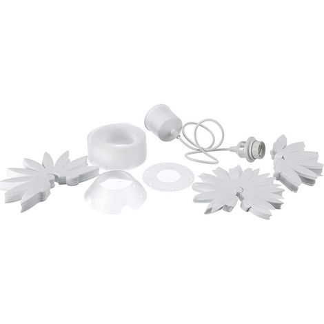 Naeve LOTUS Plafonnier suspendu sphérique blanc