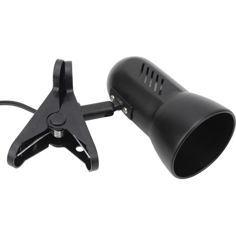 Lampe de travail LED à pince, tête rotative à 360°, douille E27, lampe de table à clipser, installation facile, prise UE, 85-265 V