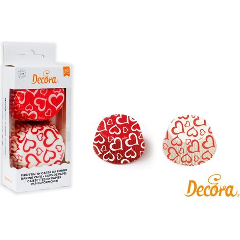 Stampini per muffin LOVE 50x32mm 36 pezzi
