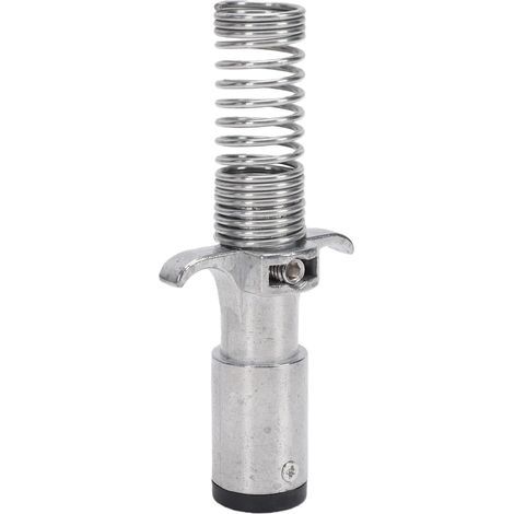 Connecteur de Remorque 12V 6 Broches, avec Capot Métallique de Protection pour Câbles, Remplacement Électrique pour Véhicules à Câblage Standard (1/5)