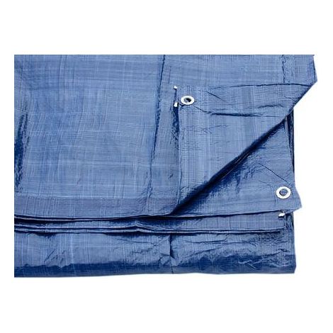 2 bâches bleues imperméables de 4,6 x 6,1 m – Couverture extérieure polyvalente