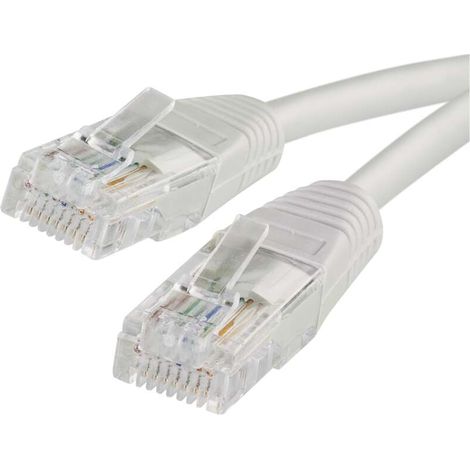 EMOS 10m CAT5e Patchkabel UTP RJ45 Netzwerkkabel, 1Gbit/S Ethernetkabel für LAN, DSL, Switch, Router, Modem, S9126 (1/4)