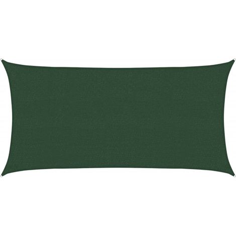 Maison Exclusive - Sonnensegel 160 g/m² Dunkelgrün 2,5x4,5 m HDPE (1/5)
