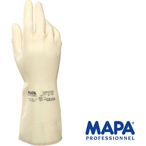 Guanti MAPA LATTICE VITAL ex Superfood taglia8-8,5 - 10pz