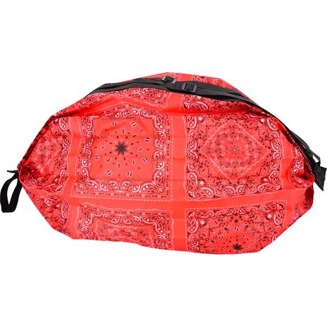 Sacs à dos élégants pour faire les courses, pliables, réutilisables et écologiques (rouge) (1/5)