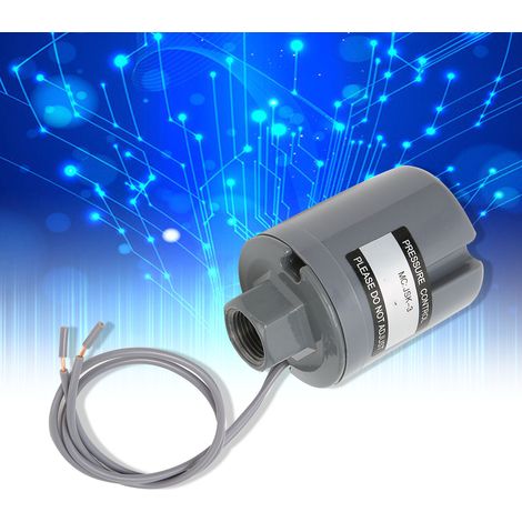 Pressostat automatique pour surpresseurs domestiques auto-amorçants, interrupteur automatique, pompe à eau réglable, contrôleur de pression gris (1/5)