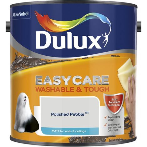 Dulux Easycare Washable & Tough Matt Emulsion Paint - 2.5L - Polished Pebble