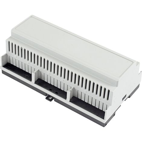 Hammond Electronics Hutschienen-Gehäuse 90 x 158 x 58 Polycarbonat Lichtgrau 1 St. (1/2)