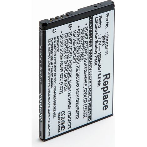 NX - Batterie téléphone, smartphone, GSM pour Motorola 3.7V 1500mAh - BF5XSNN5877ASNN5 (1/3)