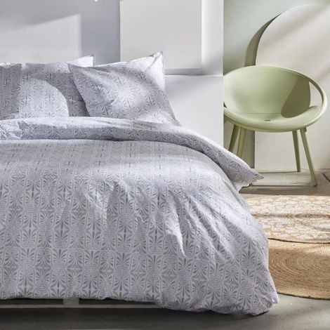 Parure de couette - TODAY - Sunshine 17.1 - 240x260cm - 2 personnes - Imprimée - Coton 57 fils (1/3)