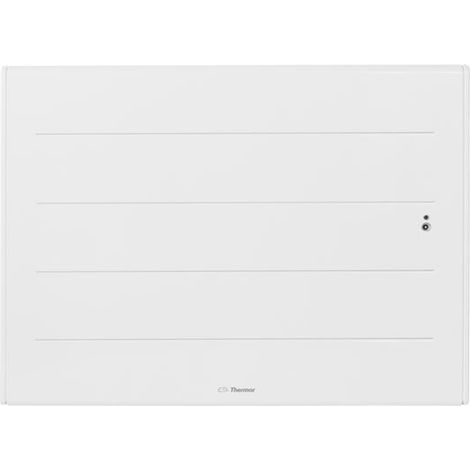 Radiador eléctrico de inercia Ovation 3 horizontal blanco H.615 mm x l.761 mm - 1000W