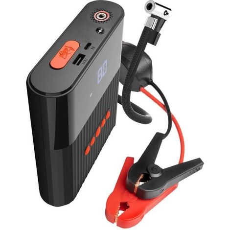 Powerbank - 4SMARTS - PitStop - 8800mAh - Compresseur 3,8 bar - Kit de démarrage