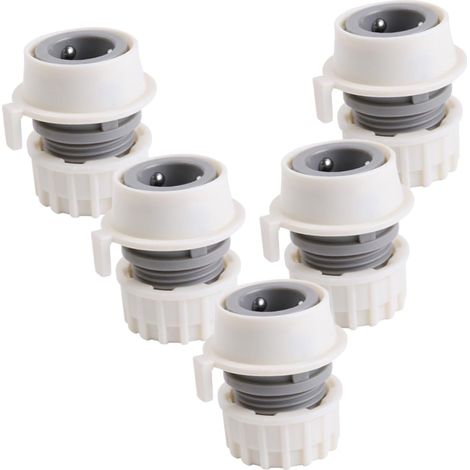 Adaptateur de robinet pour machine à laver (lot de 5), haute pression et connexion durable.-AquaForge (1/5)