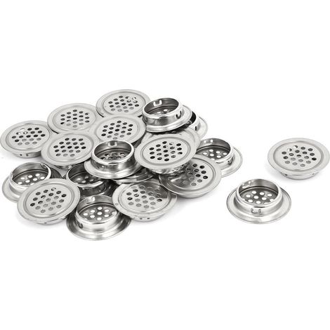 28,5 mm Bodendurchmesser Edelstahl Rund geformte Mesh Loch Lüftungsschlitze 20st (1/2)