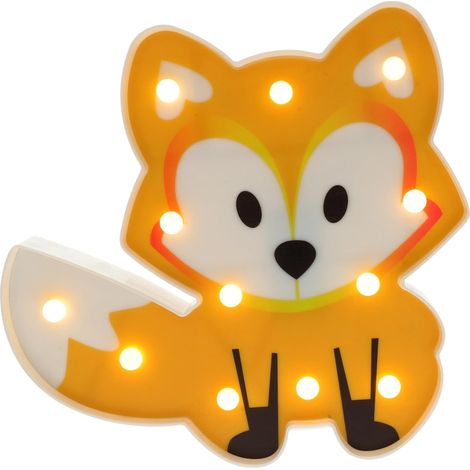 Veilleuse Renard LED Colorée, Lampe Kawaii Petite Taille en (1/5)