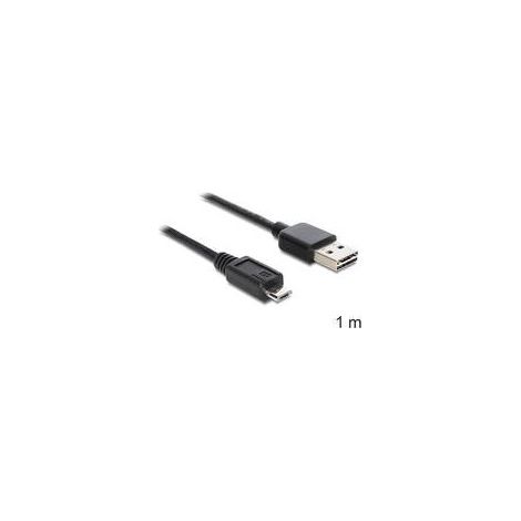 EASY-USB 2.0 Kabel, USB-A Stecker  Micro-USB Stecker Verwendung: Laden et Synchronisieren des Smartphones (1/2)