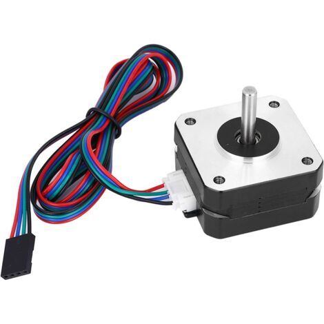 17Hs4023 Moteur Pas à Pas, 0.7a 12V Nema 17 Moteur Pas à Pas Câble à 4 Fils Fournitures Électriques Pour Imprimante 3D (1/4)