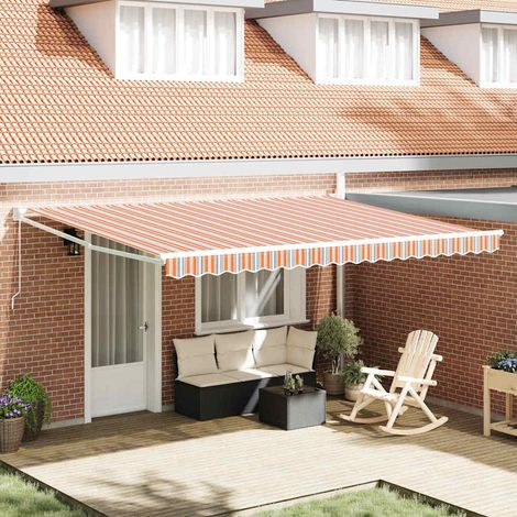 Toldo retráctil Multicolor 450 x 300 cm