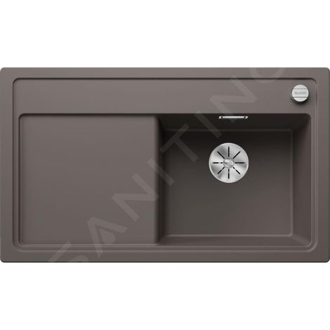 Blanco Zenar 45 - Évier en silgranit, 860x510 mm, avec commande de vidage, InFino, gris 527361
