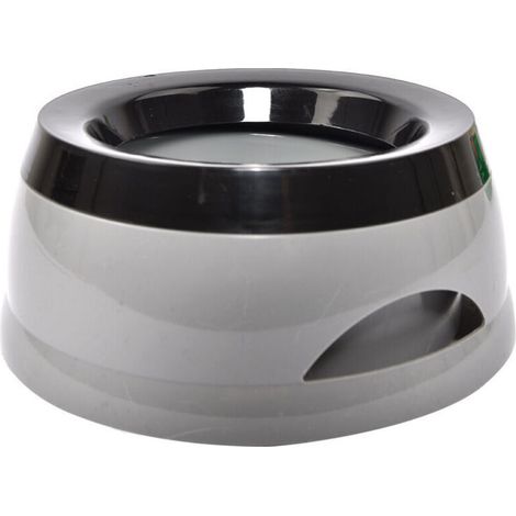 Distributeur d'eau pour Chien Antidérapant Bol d'eau pour Chien Anti Débordement de Flottabilité, Gamelles de Voyage Amovible Gamelle à Eau pour Animal Domestique Gris