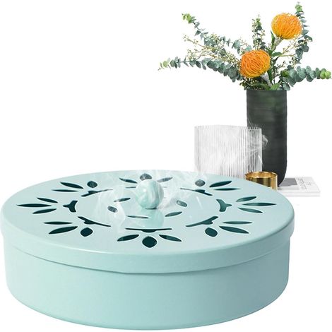 Support pour Cônes D'Encens Récupérateur De Cendres Ignifuge Et Décoratif Brûle-encens en Métal Convient Pour Bureau Studio Extérieur Méditation Yoga Chambre À Coucher Et (1/5)