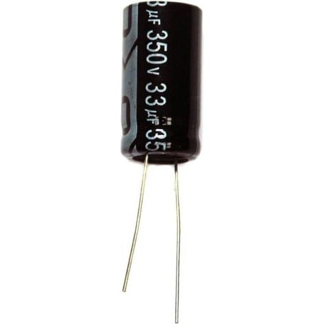 Condensateur électrolytique 33uf 350v 105º 13x26mm 33mf350v105