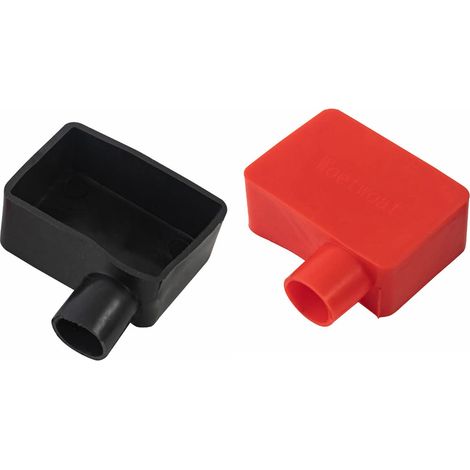 Bornes de Batterie Couvre,capuchons de borne de batterie Caches isolants pour bornes positive et négative, caches isolants, bornes de batterie (1/5)