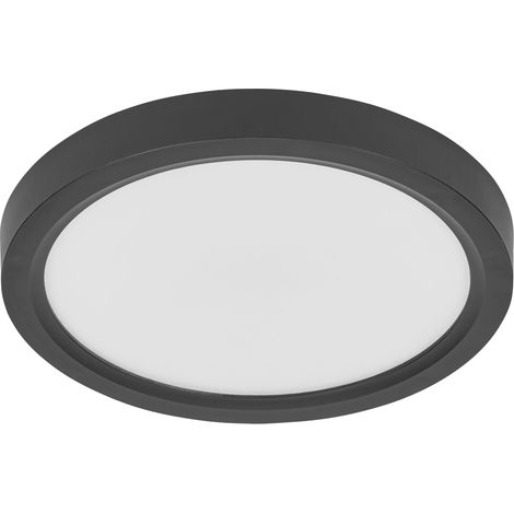 OSRAM ORBIS Quickfix 320mm Plafonnier LED, 24W, 3000K blanc chaud, 2500lm, Click-DIM, Noir, Plastique/Métal (1/4)