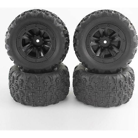 4 pneus améliorés à motif croisé compatibles avec la voiture RC WL 144010 MJX SCY ( ) (1/5)