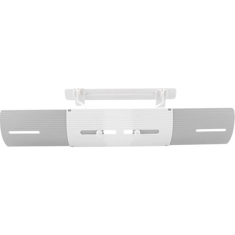 Déflecteur de pare-brise rétractable gris, anti-vent pour climatisation (1/5)