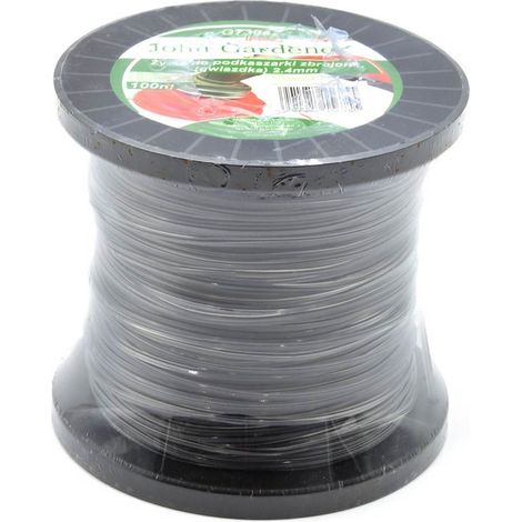 Hilo reforzado para desbrozadora (estrella) 2,4 mm x 100 m (24) (1/2)