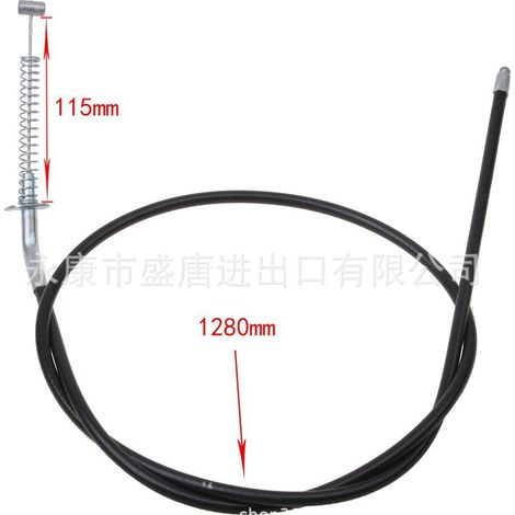 GOOFIT 50.4"" GY6 150cc ATV Motorcycle Go-Kart Front Brake Cable Assembly Replacement Part (1/4)