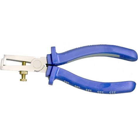 PINZA SPELLAFILI REGOLABILE 160MM - IMPUGNATURA BIMATERIALE COLORE BLU/GRIGIO