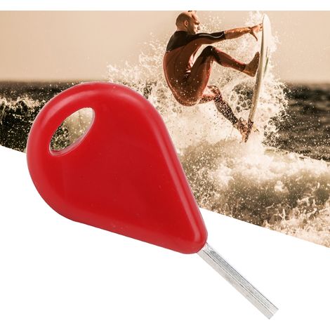 Vis de rechange FCS pour ailerons de surf - Kit de fixation rouge pour équipement de planche (1/5)
