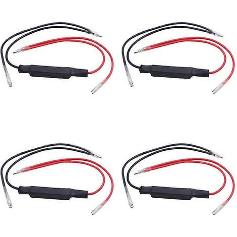 LED-Motorradblinker, 4er-Set, 12 V, Motorradblinker-Widerstandsadapter, Fehlerkorrektur (10 W)
