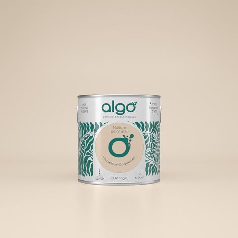 Peinture écologique Algo - Beige Noisettes Coquettes - 5L / Satin