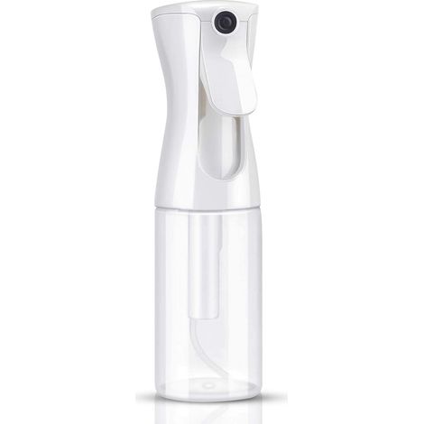 Flacons pulvérisateurs continus Ultra Fine Mist Bouteilles d'eau vides Coiffeur Spray Bouteilles Salon Coiffeur Outil de Cheveux Pulvérisateur d'eau 200ML Transparent (1/5)