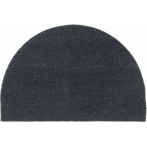 Paillasson semi-circulaire gris foncé, 40 x 60 cm (1/5)